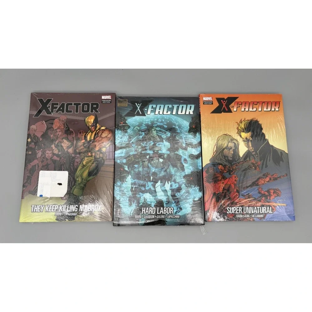X Factor Hardcover Graphic Novels Lot of 3 NEW TKKM, Hard Labor, Super Unnatural